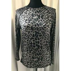 Panterprint/leopard top ZARA maat S