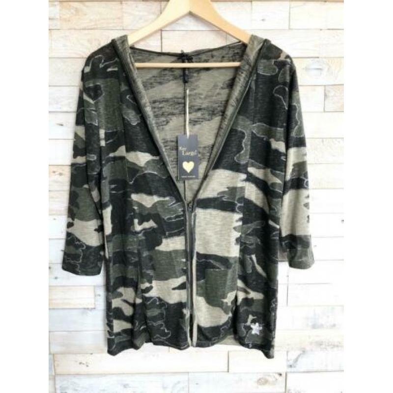 Key Largo vest camouflage groen, maat XL/42 - NP 69,95 - wyp