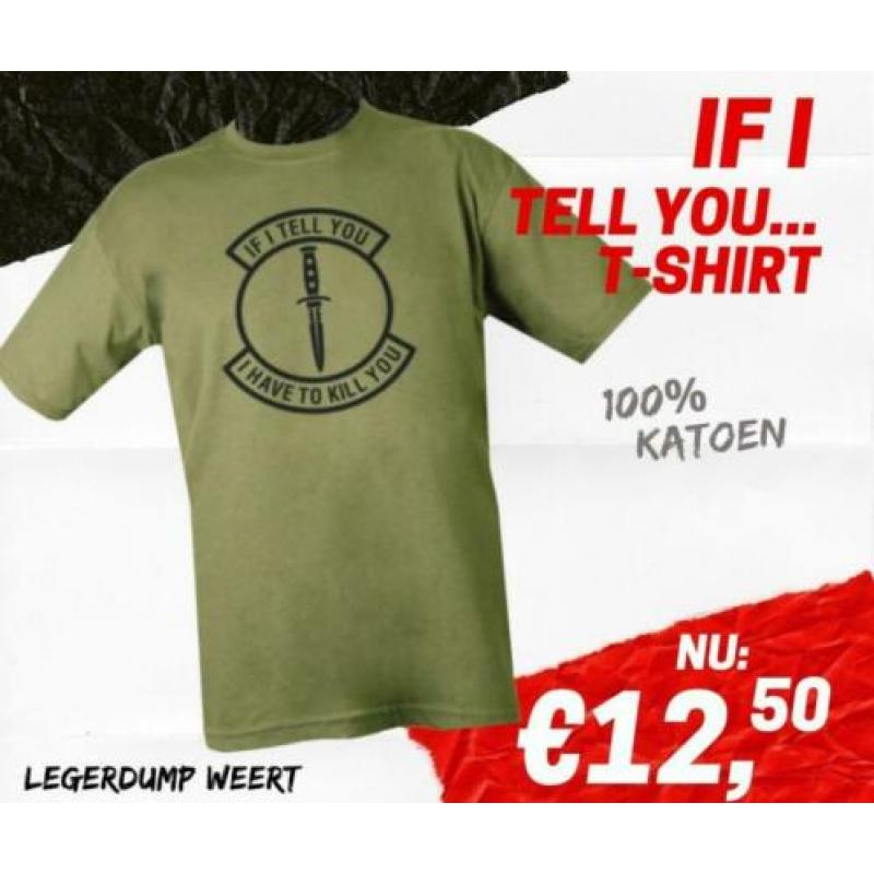 Stoere unisex t-shirts