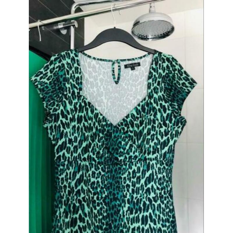 King louie 50s Perry dress Leopard zoo dress maat L