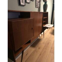 Uniek Vintage palissander Dressoir Highboard!