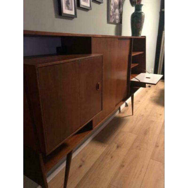 Uniek Vintage palissander Dressoir Highboard!