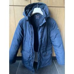 Tommy Hilfiger winterjas parka blauw maat 152