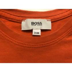 Hugo boss t-shirt oranje maat 92