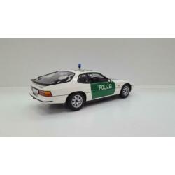 Minichamps Porsche 924 Polizei 1985 1:18 Nieuw