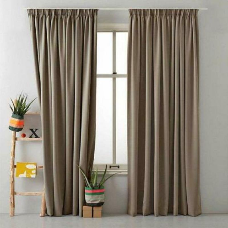 Verduisterend gordijn (140x180 cm) taupe van € 29.95 NU € 16