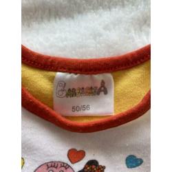 Barbapapa en snoopy rompertje maat 50/56