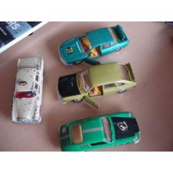 4 GAMA modelauto's, NSU, VW, Porsche, Mercedes