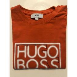 Hugo boss t-shirt oranje maat 92