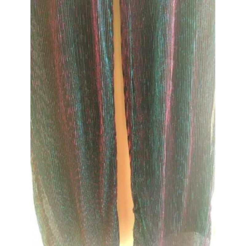 Coolcat glitter broek S 36 blauw roze feest tulle stretch