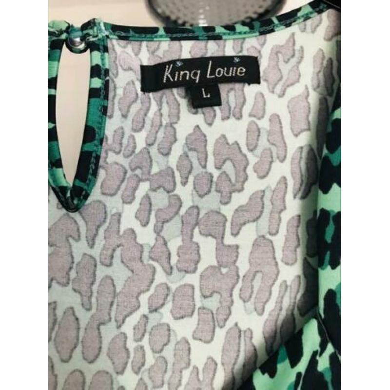 King louie 50s Perry dress Leopard zoo dress maat L