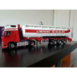 Wsi limpens elsloo volvo fh4 trekker met bulktrailer