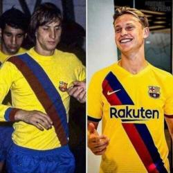 Barcelona 2019/20 - FRENKIE DE JONG Uit Tenue - mt. 140