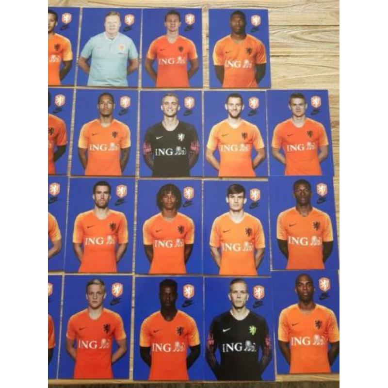 Setje spelerskaarten Nederlands Elftal / Oranje 2020