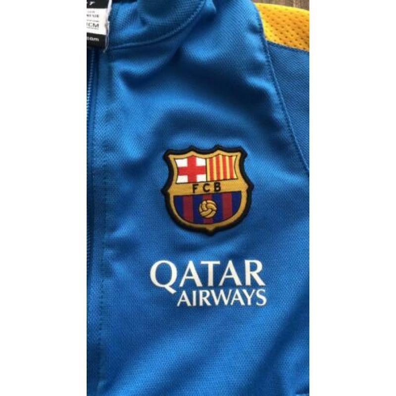 Barcelona trainingspak Qatar airways maat 92