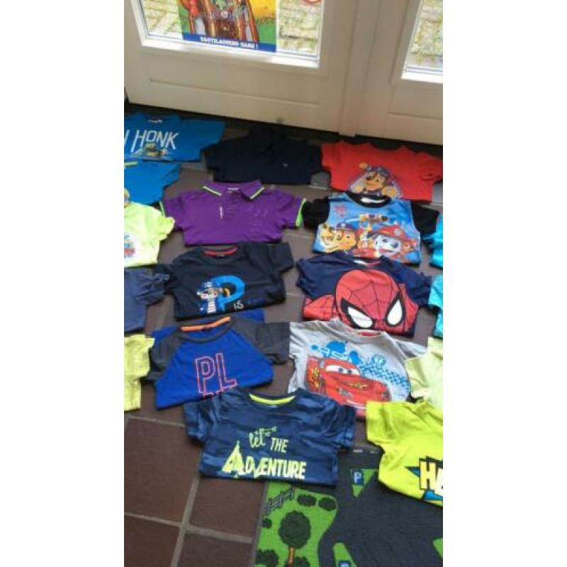 Shirts jongen korte mouw 98-104