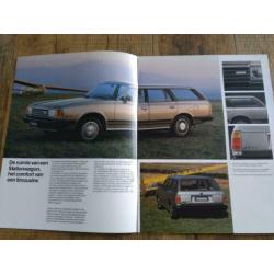 Mazda 929 stationwagon folder uit 1982