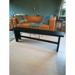 Houten bankje eettafel bank 150 cm lang 65,- op voorraad NEW