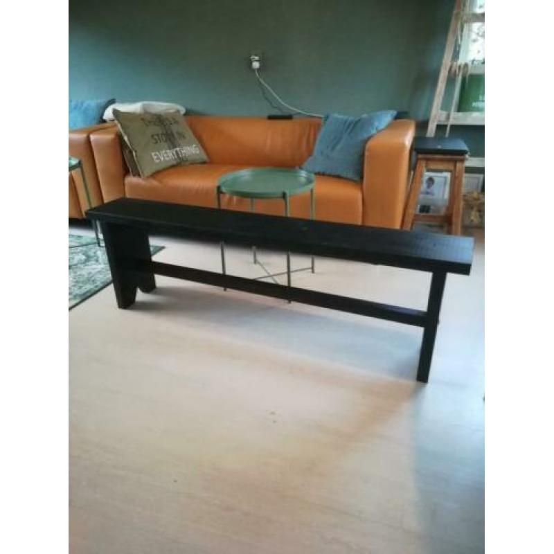 Houten bankje eettafel bank 150 cm lang 65,- op voorraad NEW