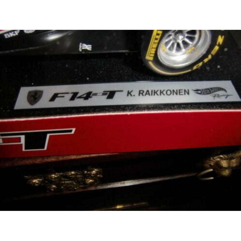 Ferrari F14-T, Raikkonen, HOT WHEELS 1:18