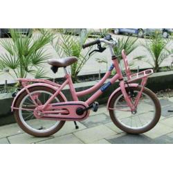 Alpina Cargo 16 inch oud roze transport fiets voor meisjes