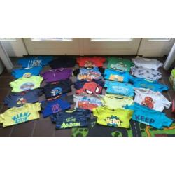 Shirts jongen korte mouw 98-104