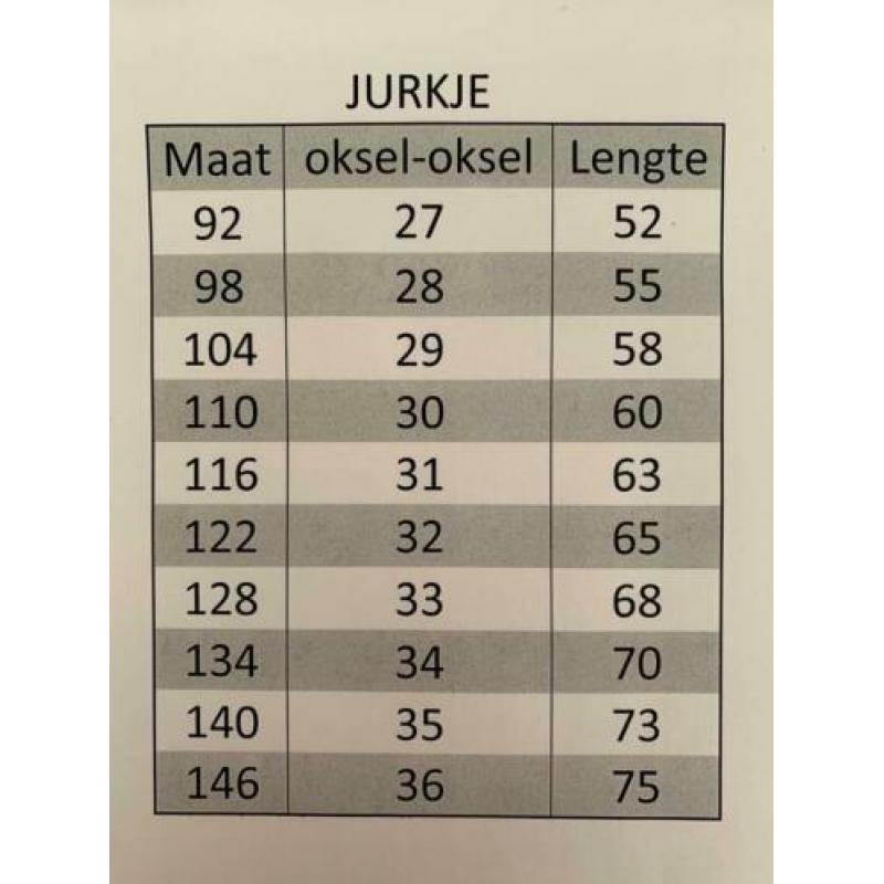 Jurkje bloemenmeisje/lotusbloem (ook met lange mouw) mt 116