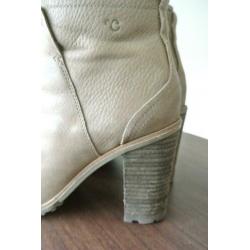 Schoenen OPRUIMING alles €5,- enkellaarsjes Cellini 38 taupe