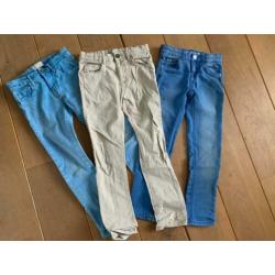 3 broeken maat 128 Zara