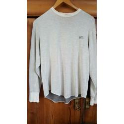 Nike Longsleeve beige wit maat M