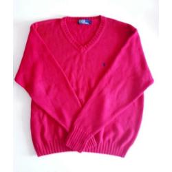 Pullover trui Polo By Ralph Lauren XL roze rood