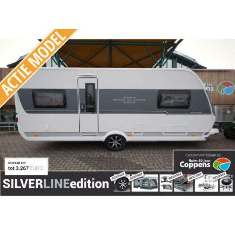 Hobby De Luxe 540 uff 2020 SILVERLINE ACTIE SUPER COMPLEET