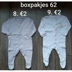 Boxpakjes mt 62 ??Meisje?? 9stuks