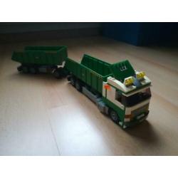 Lego city 7998 lcb truck groene vrachtwagen