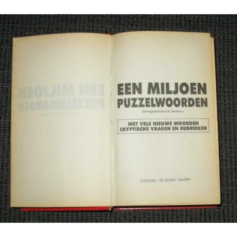 Puzzelwoordenboek - 1.000.000 puzzelwoorden