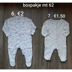 Boxpakjes mt 62 ??Meisje?? 9stuks