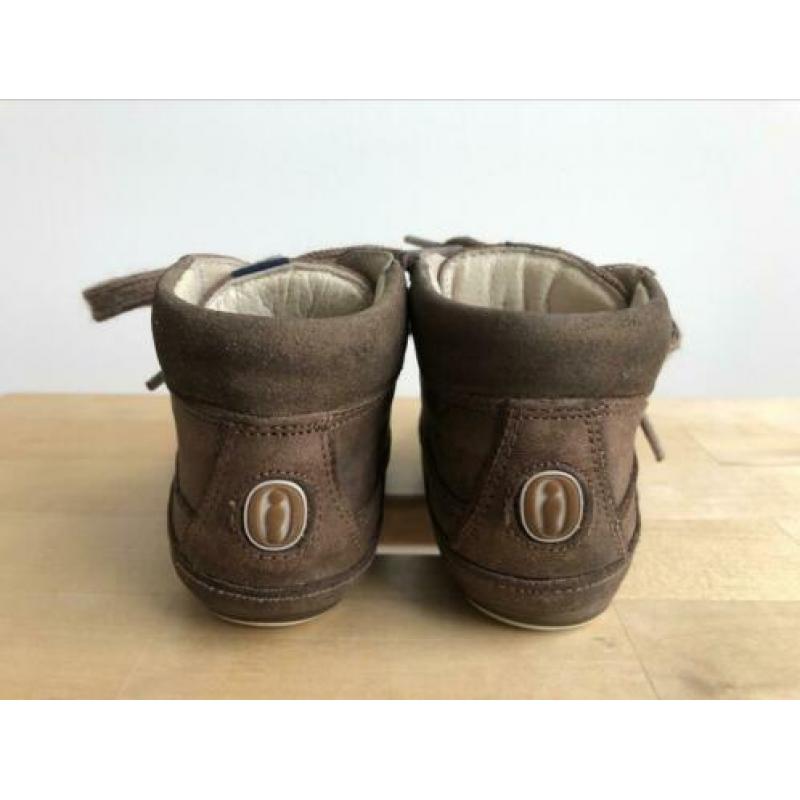 Shoesme babyproof bruin leren halfhoge schoentjes maat 20