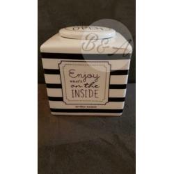 Riviera Maison Grocery Store Storage Jar Stripes