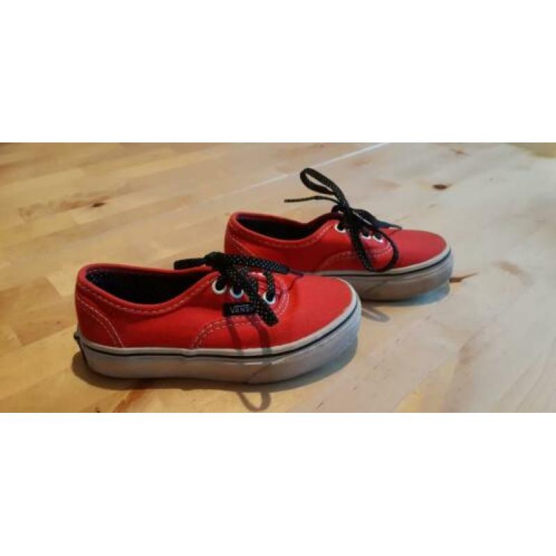 VANS rood Sneakers maat 27