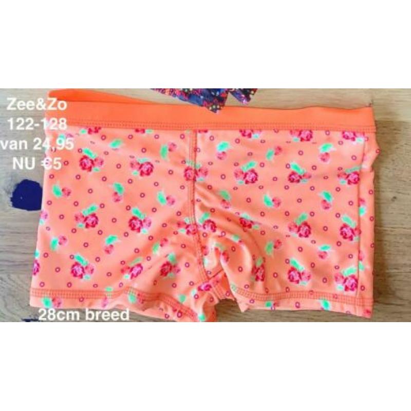 Bikini, short, shirt 122-128 Zee&Zo NIEUW