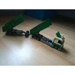 Lego city 7998 lcb truck groene vrachtwagen