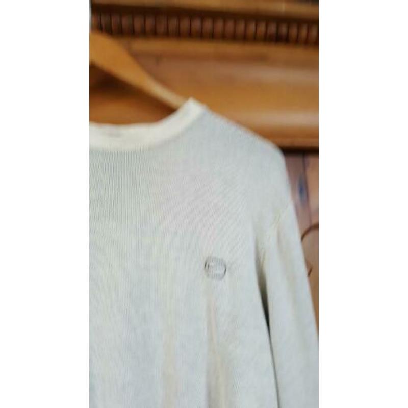 Nike Longsleeve beige wit maat M