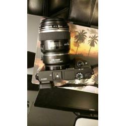 Canon 50mm USM f1.4 + speed Booster EF adabter Sony E Mount