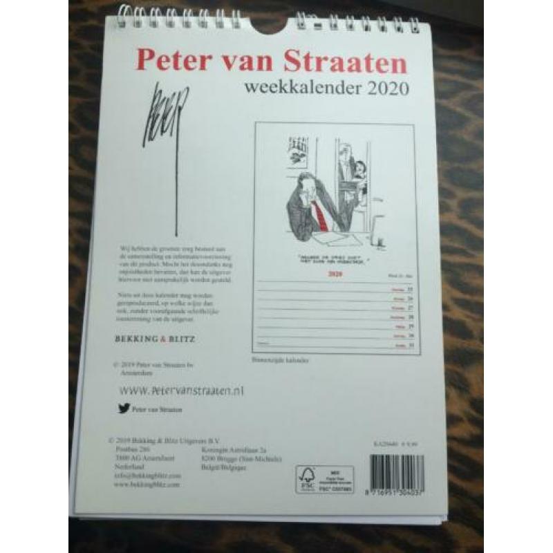 kalender Peter van Straaten weekkalender scheurkalender 7.50