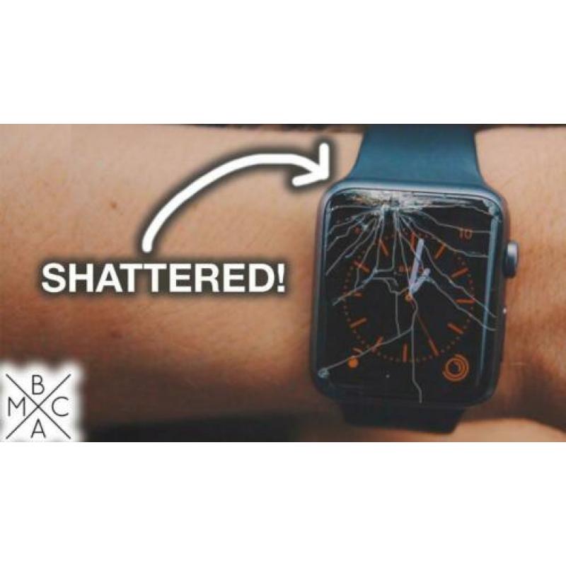 iWatch glas gebroken repareen hem