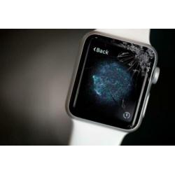 iWatch glas gebroken repareen hem