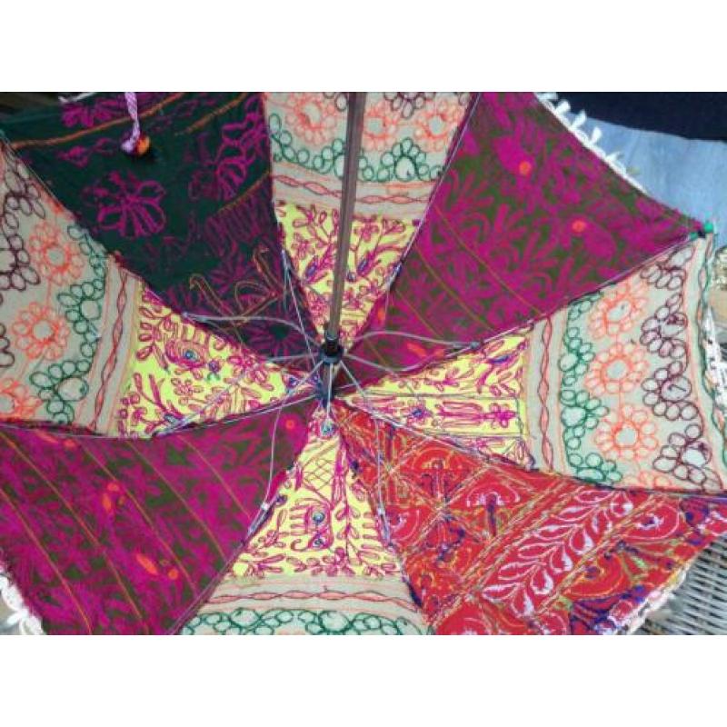 Parasol, stof, roze, India