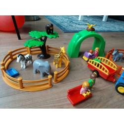 Playmobil 123 grote dierentuin 6754 compleet