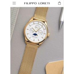 Filippo Loreti Venice Moonphase Gold Mesh