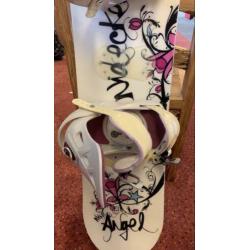 Dames Snowboard Nidecker 139cm incl bindingen